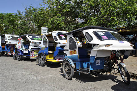 Tricycle in Puerto Princesa, Palawan