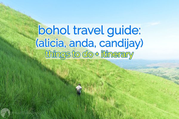 Bohol travel guide - alicia, anda, candijay