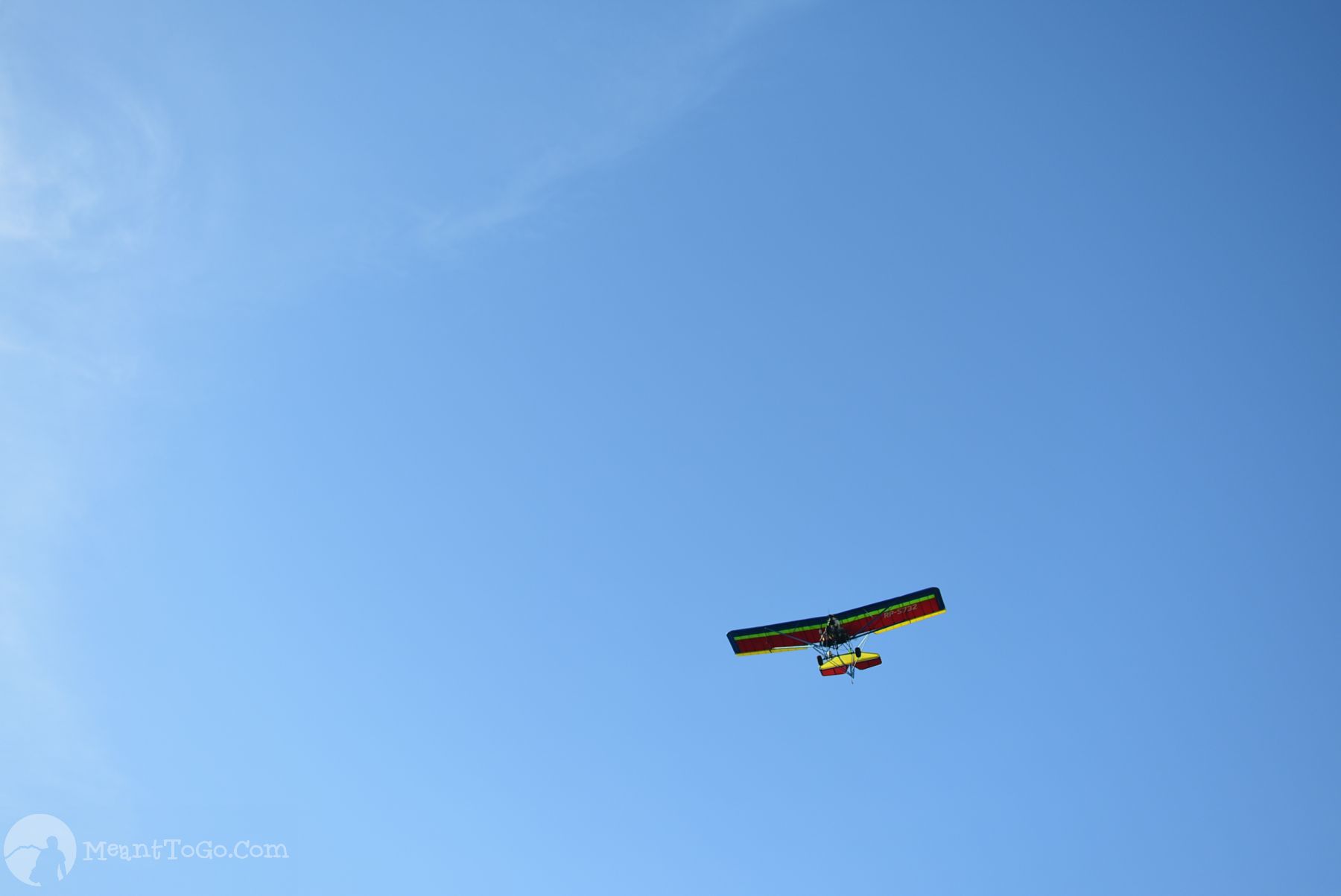 Ultralight Plane Flying, Mati, Davao Oriental 