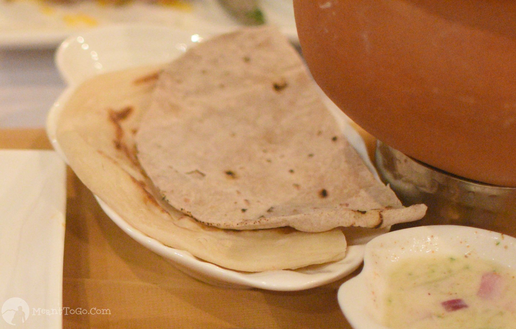 Paratha served at the 5S Box Indian Restaurant in Davao City