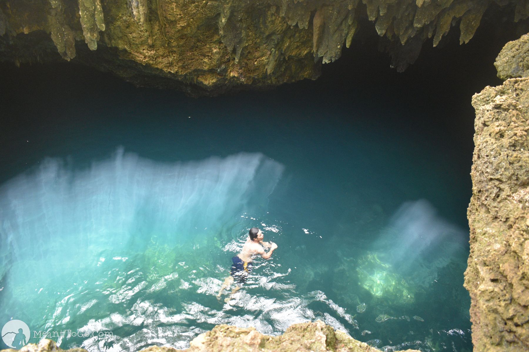 Cabagnow Cave Pool in Anda, Bohol, Philippines