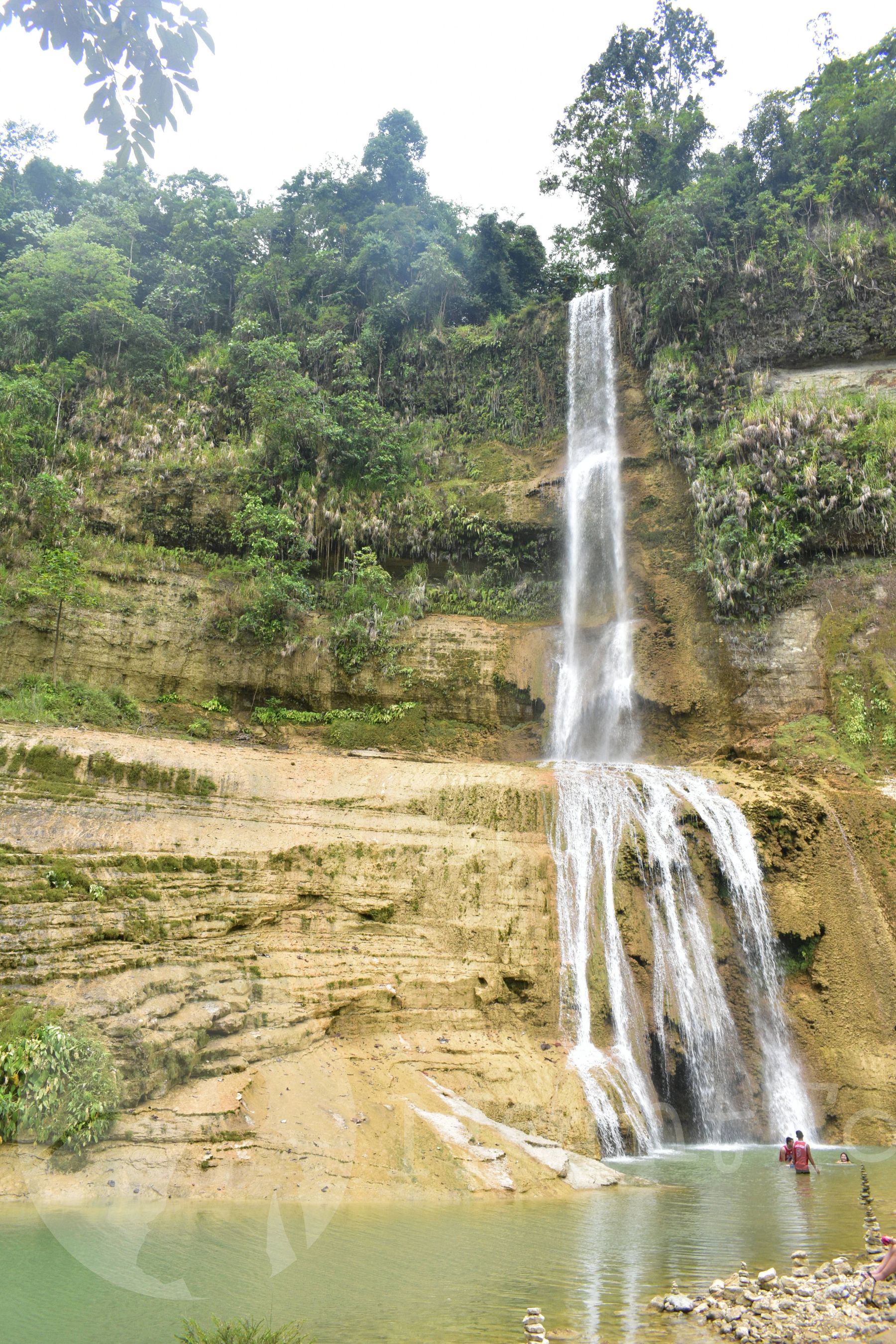 Can-umantad Falls in Candijay, Bohol, Philippines