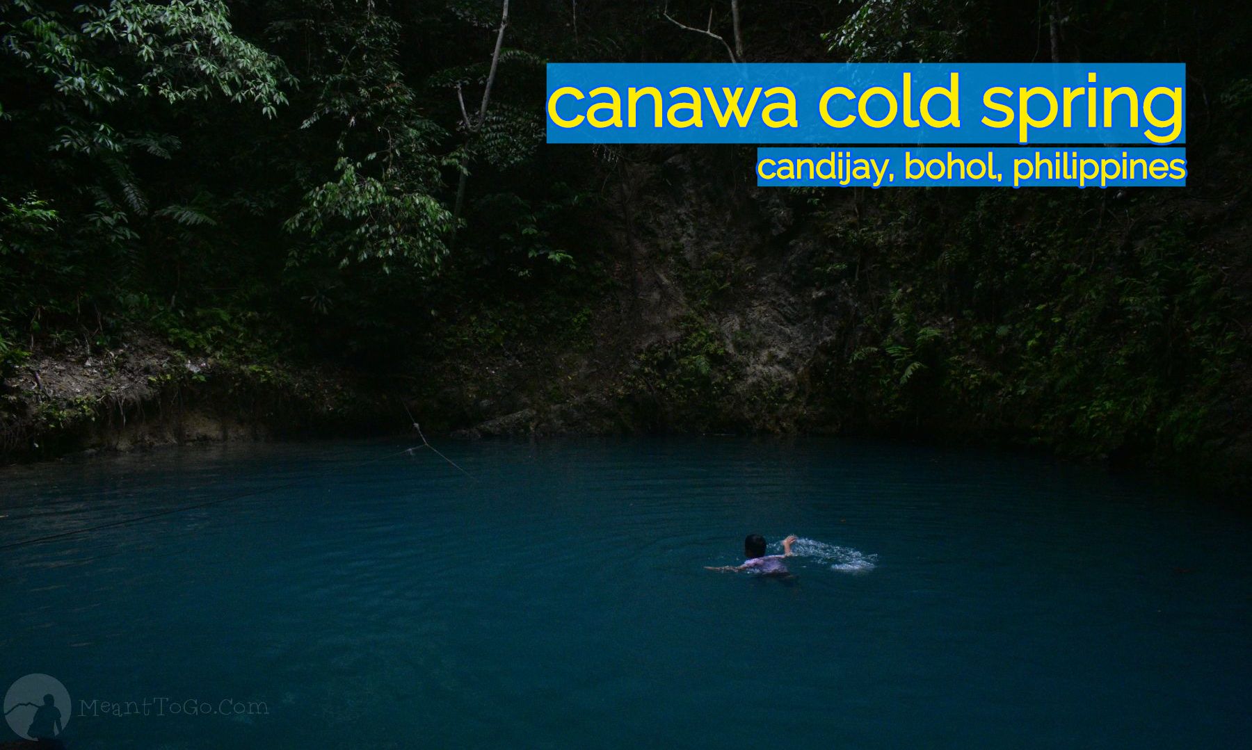 Canawa cold spring, bohol
