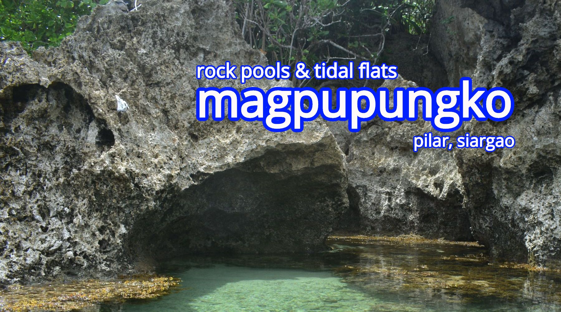 magpupungko rock pools and tidal flats