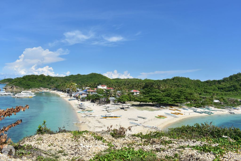 The Twin Beach at Carnaza Island