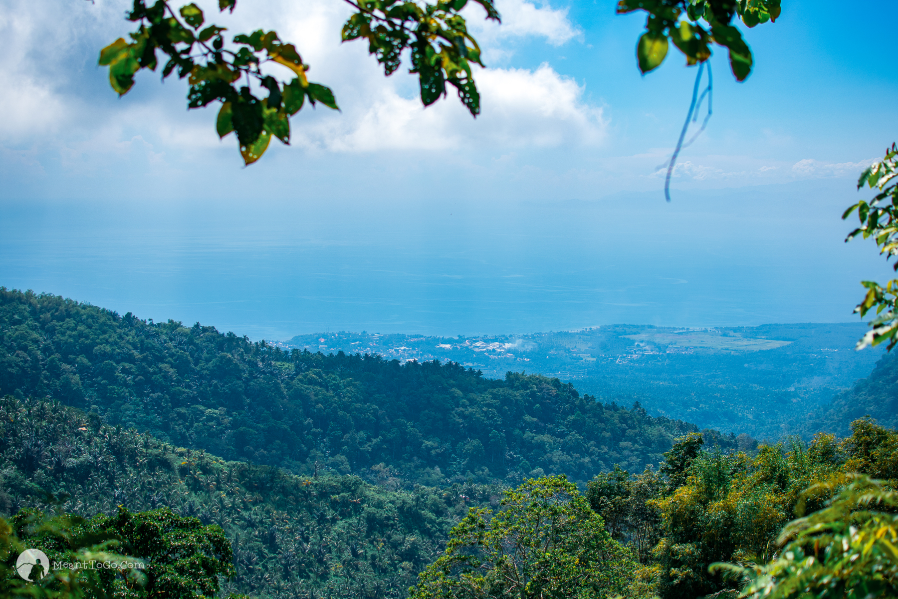 Panoramic view of the municipality of Santa Cruz as seen from Mount Dinor