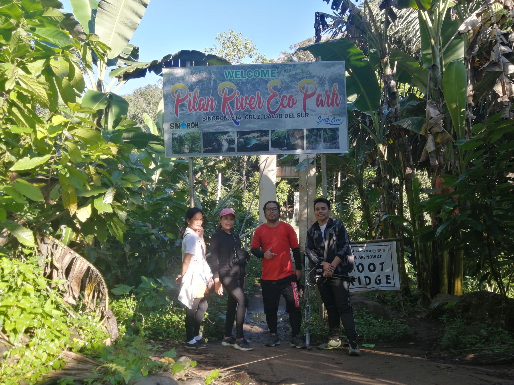 Pilan Bridge in Barangay Sinoron, Santa Cruz, Davao del Sur