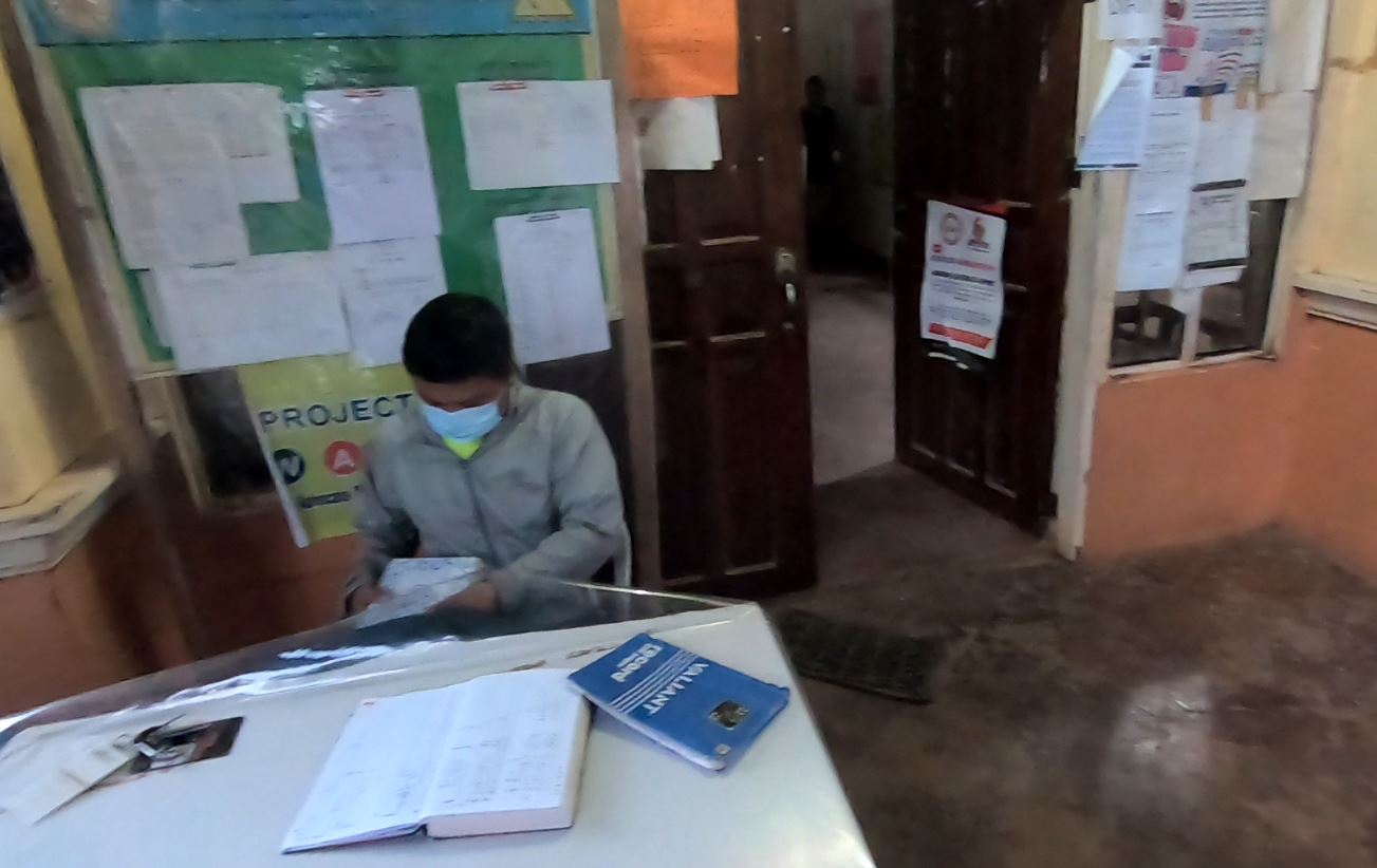 Registration Area For Mount Dinor Hike - Brgy. Sinoron