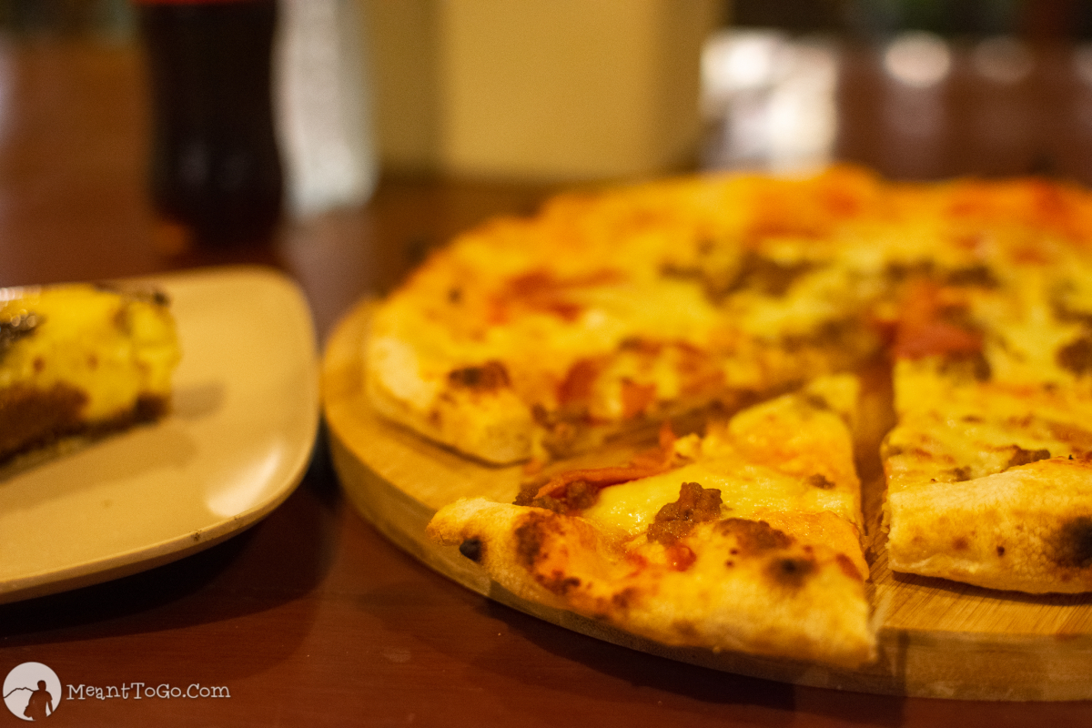 Pizza at Malagos Homegrown Cafe in Davao City