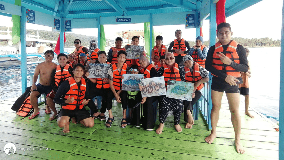 At Giant Clam Sanctuary