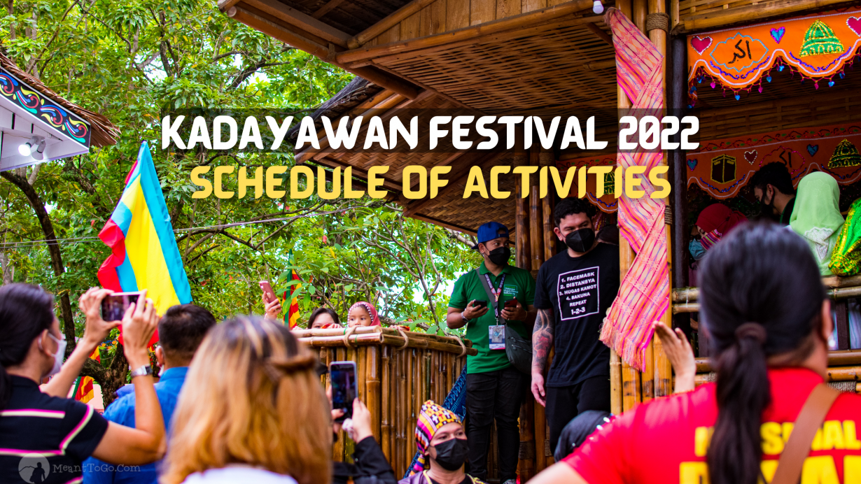 kadayawan festival 2022 schedule of activities