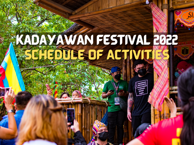 2022 Kadayawan Festival: Schedule Of Activities