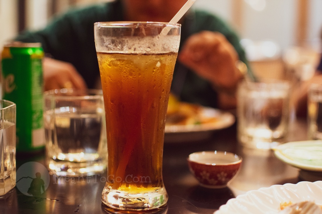 Lemongrass Iced Tea at Vines Restaurant