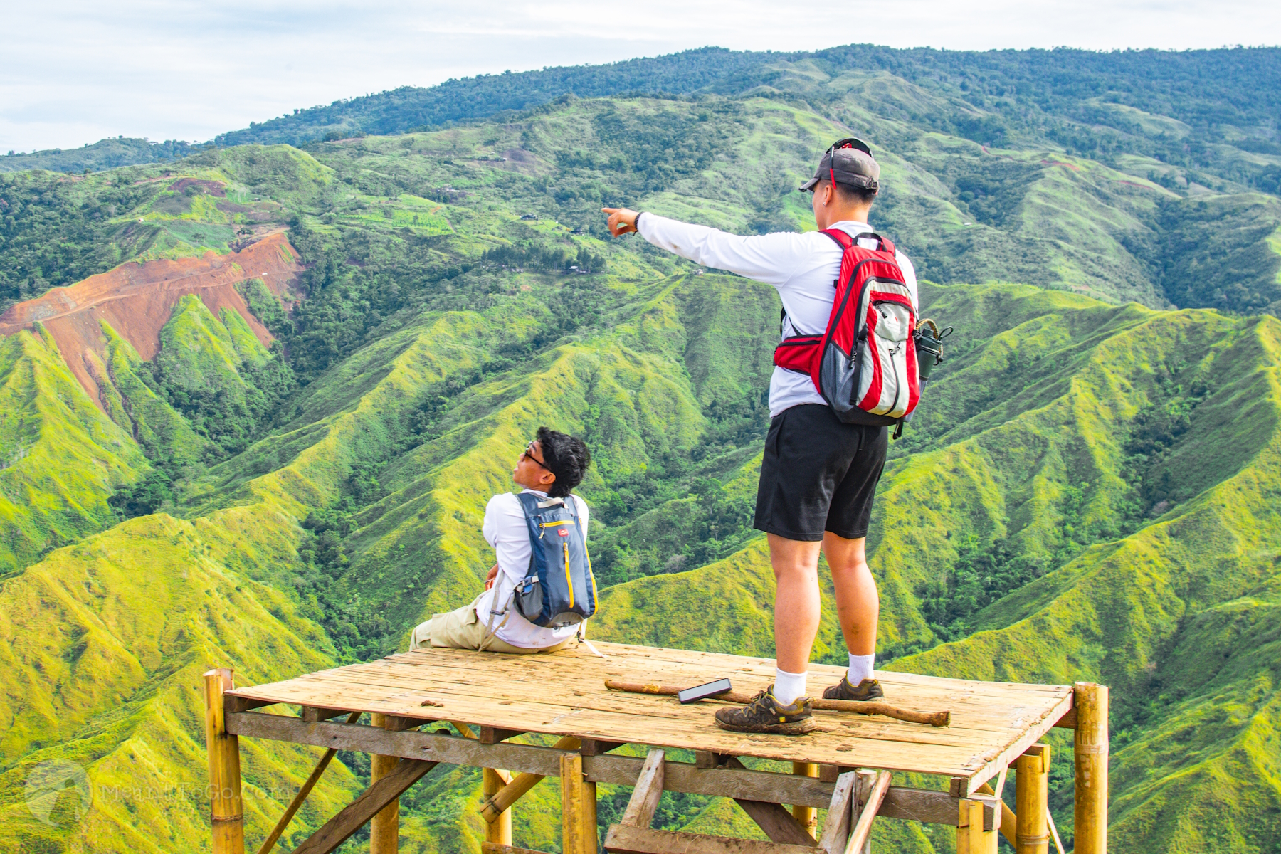 A platform built on Mt. Kulago